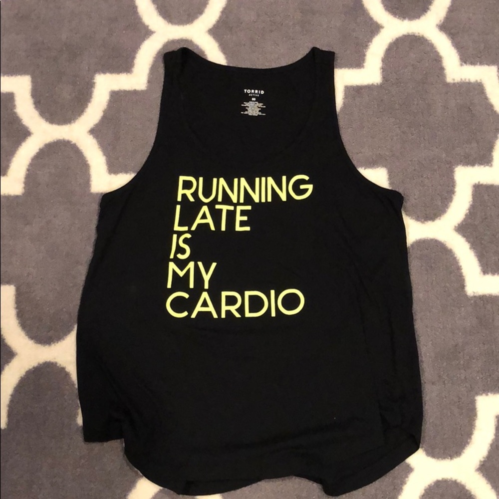 Tank top work out top from Torrid